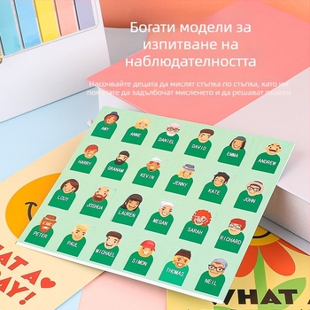 Guess Who I Am – игра с карти за деца, двама играчи, семейна настолна игра, забавна интерактивна игра (Материал: пластмаса + хартия; Възраст: 4–14; Код: Jh-zy11; Произход: Chenghai)