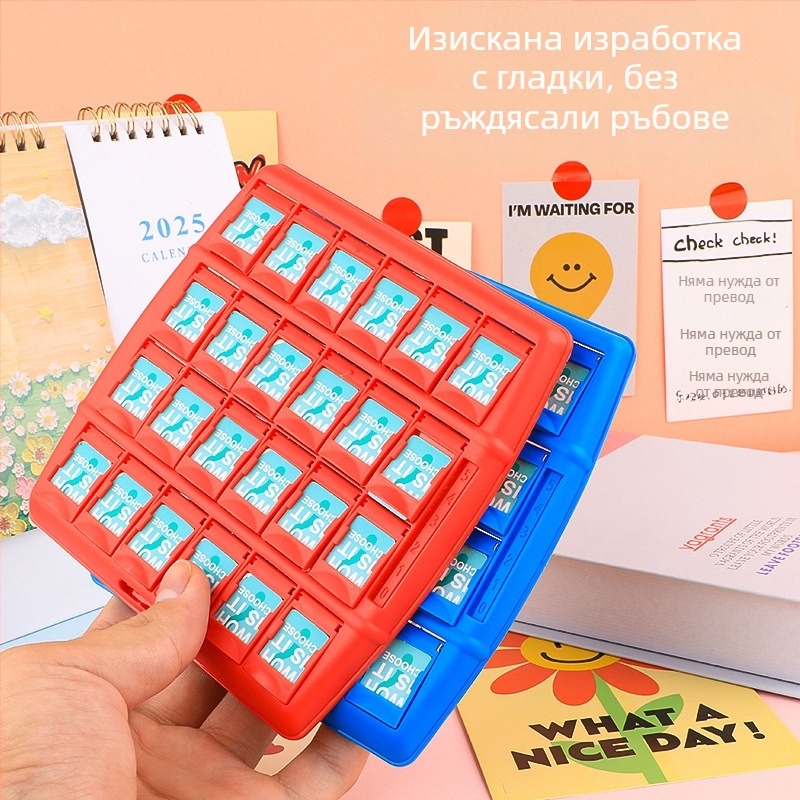 Guess Who I Am – игра с карти за деца, двама играчи, семейна настолна игра, забавна интерактивна игра (Материал: пластмаса + хартия; Възраст: 4–14; Код: Jh-zy11; Произход: Chenghai)