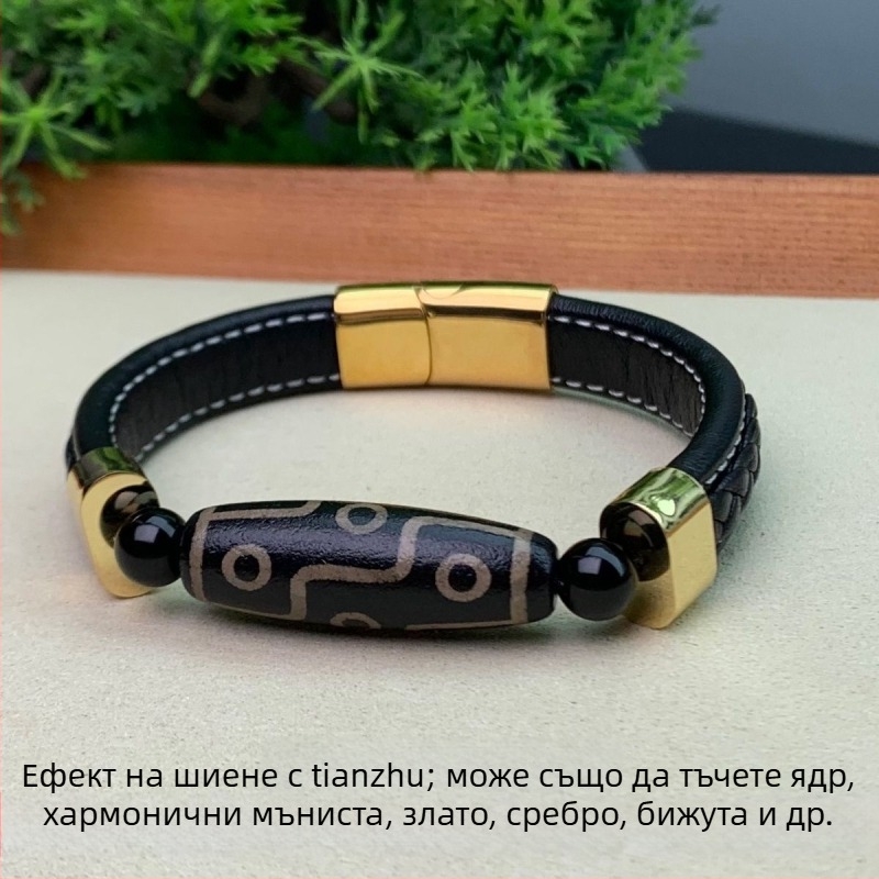 DIY гривна с агат, унисекс, ръчно плетена, Unique, Zhengzhou, пролет 2025