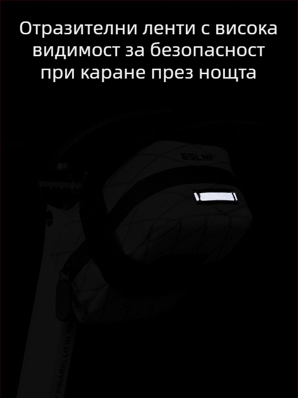 Eslnf велосипедна задна чанта с велкро за бързо освобождаване, водоустойчива, без подплата, модел Eslnf-090, материал найлон + полиестер, марка Linding