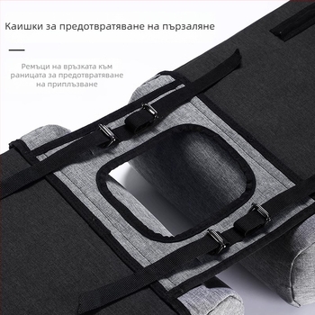 Чанта за задната седалка на велосипед, кожена, MTB, с бърз монтаж, водоустойчива, 40L, модел STB-725