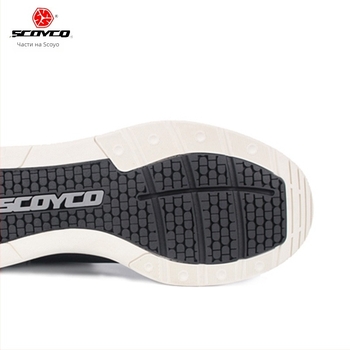 Scoyco мотоциклетни ботуши за каране – дишащи, водоустойчиви, антихлъзгащи, ударопоглъщащи, удароустойчиви