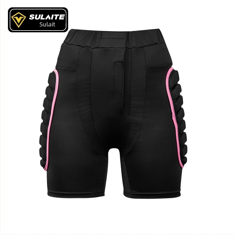 Комплект защитни подложки: талия, лакти, колена и ханш за скейтборд, ролери и ледени спортове — дамски модел (вътрешна защита)