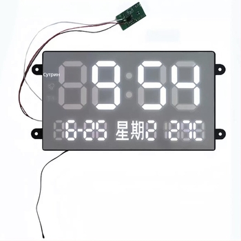 LED дисплей за часовник с радарен сензор и декоративна картина, ABS корпус, електронно движение, печатано лого, персонализиране, Treasure book