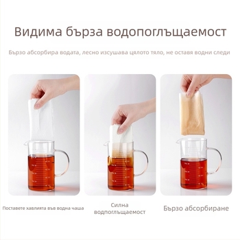 Еднократна кърпа за краката и кухнята — абсорбираща, удебелена нетъкана ролна кърпа