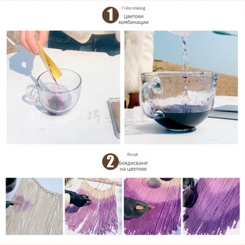 Памучен гоблен, ръчно тъкан, правоъгълен, стил Нова китайска естетика, дневна декорация