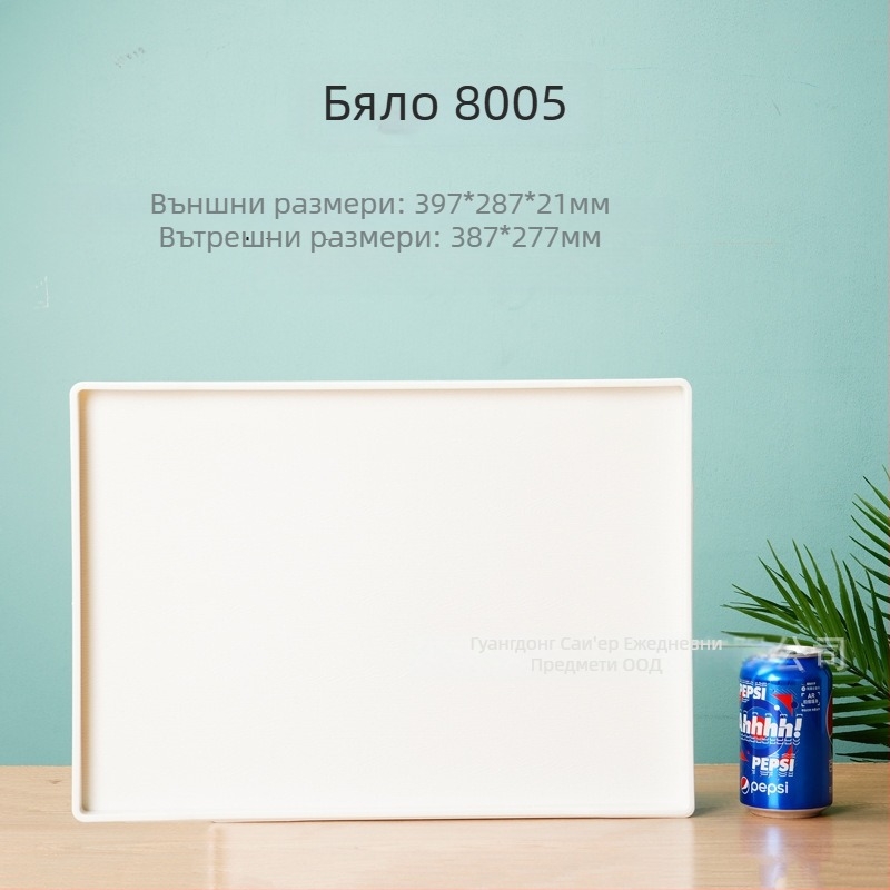 Sail комерсиален поднос – пластмасов, квадратен, еднотонен дизайн, инжекционно формован, модерен стил