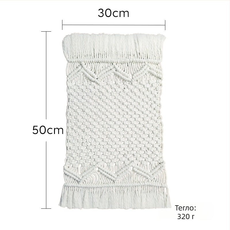 Ръчно плетени подложки за маса и покривка за маса, бохемски гоблени, памук 90–100% като основен компонент, 10% полиестер, марка Yichenlong