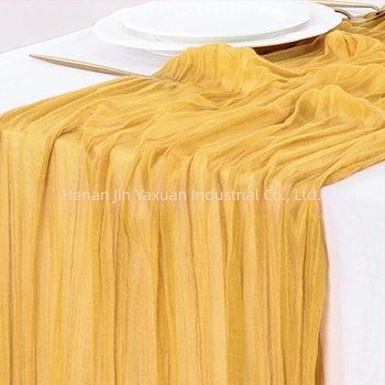 Флаг за маса - 100% полиестер, едноцветен дизайн, европейски бохемски стил, дебел прежден плат, за заведения