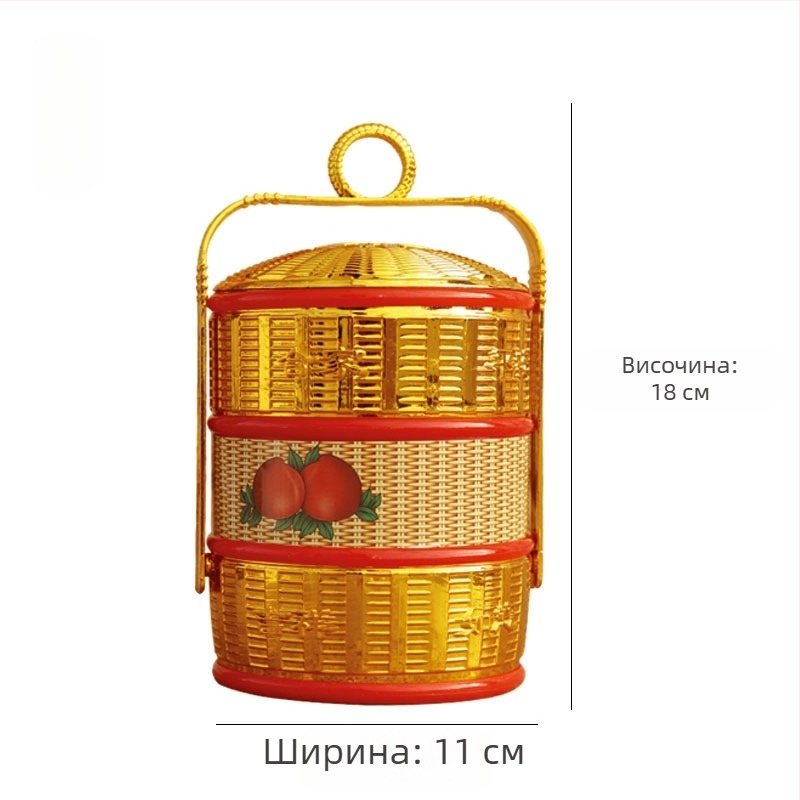 Кутия за дарове за поклонение на Буда, традиционна антична стилова украса (Не е внос; Марка: Nutritional composition; Без IP лиценз; Подходяща за религиозни жертви; Не е подарък)