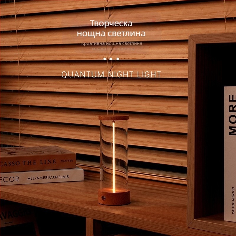 Нощна светлина с докосване, вградена батерия, PC абажур, регулируема яркост, ≤36V