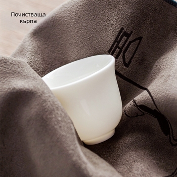 Чаена стая дзен абсорбираща кърпа за чай, микрофибър суперфин, персонализируемо лого, подложка за маса за чай, абсорбция на вода 26–30 сек