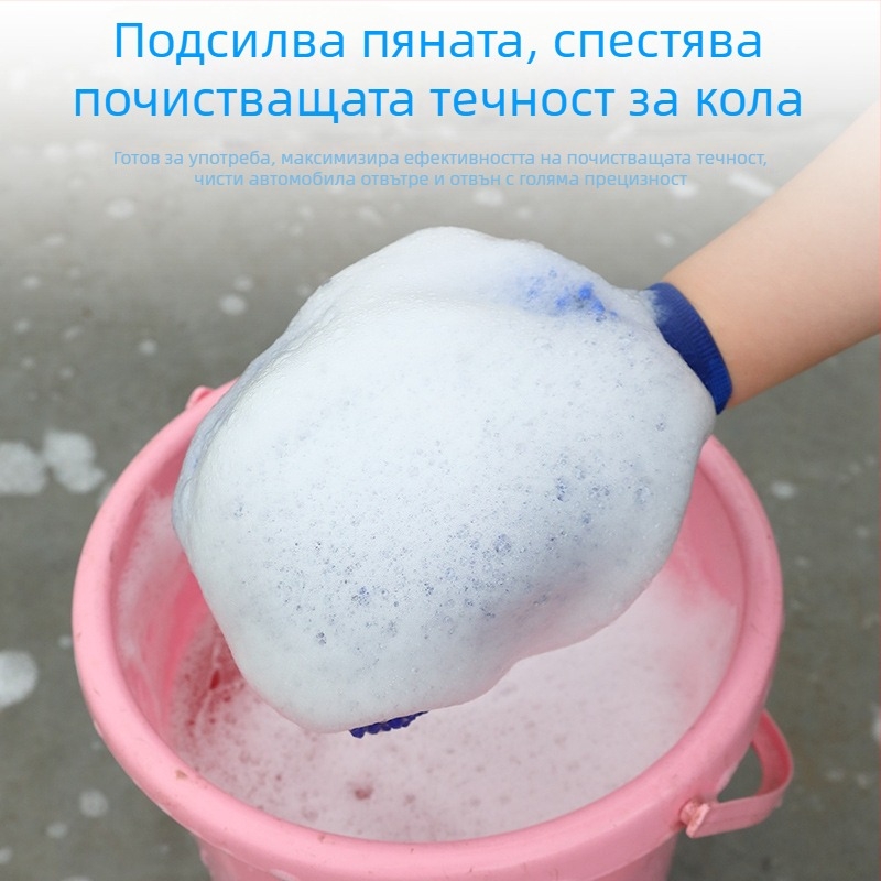 Chenille ръкавици за миене на кола - Cai Run, плюшена Chenille текстура