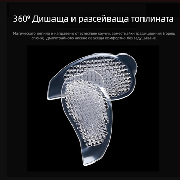 Силиконови бюст-вложки с клетъчна структура, дишащи, прозрачни, тънки за малък бюст, устойчиви на студ