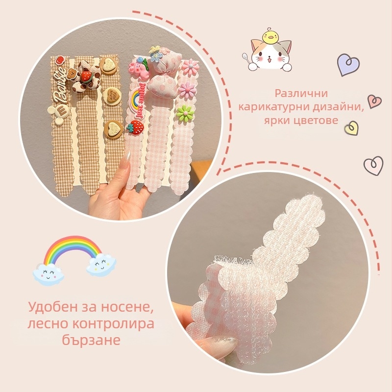 Детска лента за глава с мультяшен стил, плат, Yiwu произход, Зима 2025