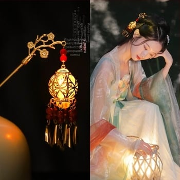 Фиба за коса от сплав, ретро стил, модел фенер, финиш Seiko