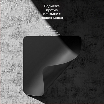 TPU подложка за мишка — антихлъзгаща, едностранна, персонализирана за киберспорт и офис.
