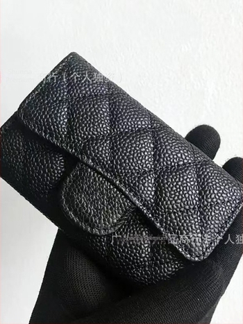 Монетник от естествена кожа, дамски, едноцветен, първи слой телешка кожа, подплата от телешка кожа, пролет 2025, износоустойчив за ежедневна употреба