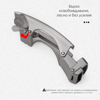Мъжка автоматична закопчалка за колан от сплав, правоъгълна форма, бизнес стил