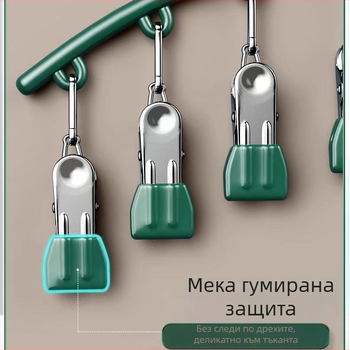 Клип за сушене на дрехи от неръждаема стомана – за бельо, панталони, чорапи, шал и ризи; редовен модел; пакет 200