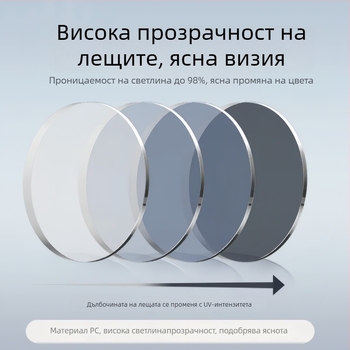 Велосипедни очила унисекс, паметна пластмаса, сменяеми лещи, плоски лещи