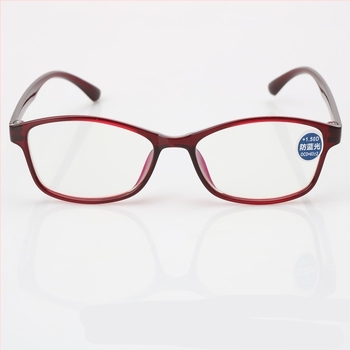 Очила за четене с лещи от смола, антисиня светлина, ретро стил, TR90 рамка, модел 5003