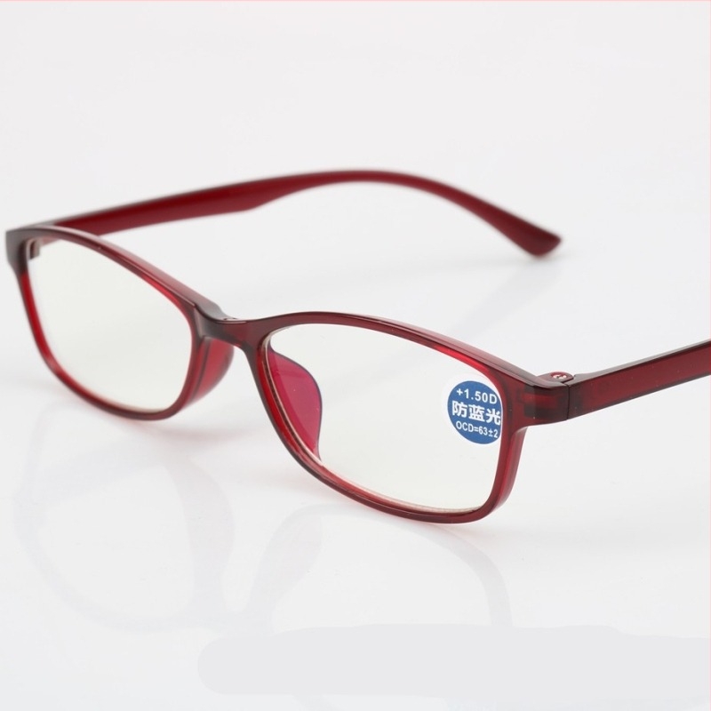 Очила за четене с лещи от смола, антисиня светлина, ретро стил, TR90 рамка, модел 5003