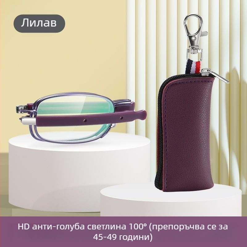 Очила за четене със лещи от смола, UV защита и антисиня светлина, пълна рамка от алуминиево-магнезиева сплав