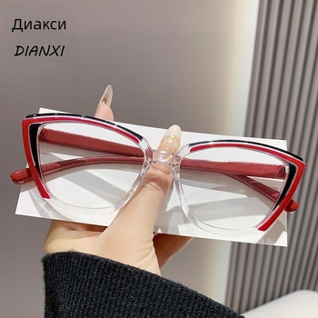 Очила за четене, защита от синя светлина, пълна рамка, рамка PC/TR90, стил полигонален