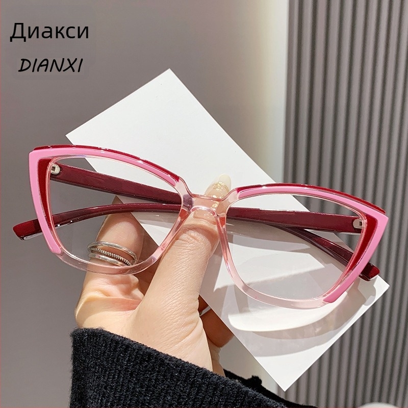 Очила за четене, защита от синя светлина, пълна рамка, рамка PC/TR90, стил полигонален