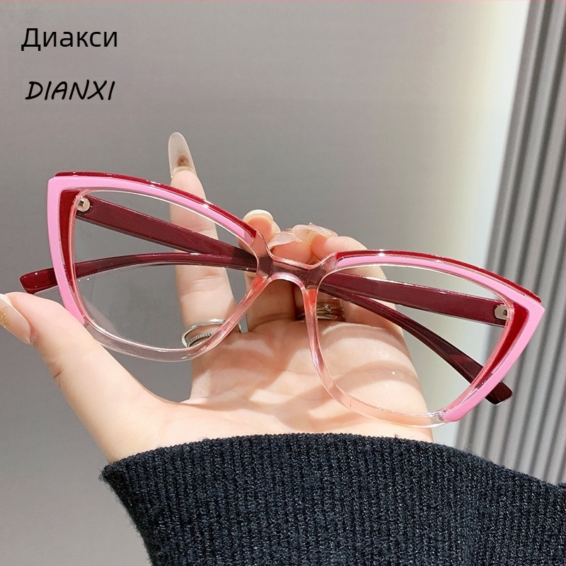 Очила за четене, защита от синя светлина, пълна рамка, рамка PC/TR90, стил полигонален