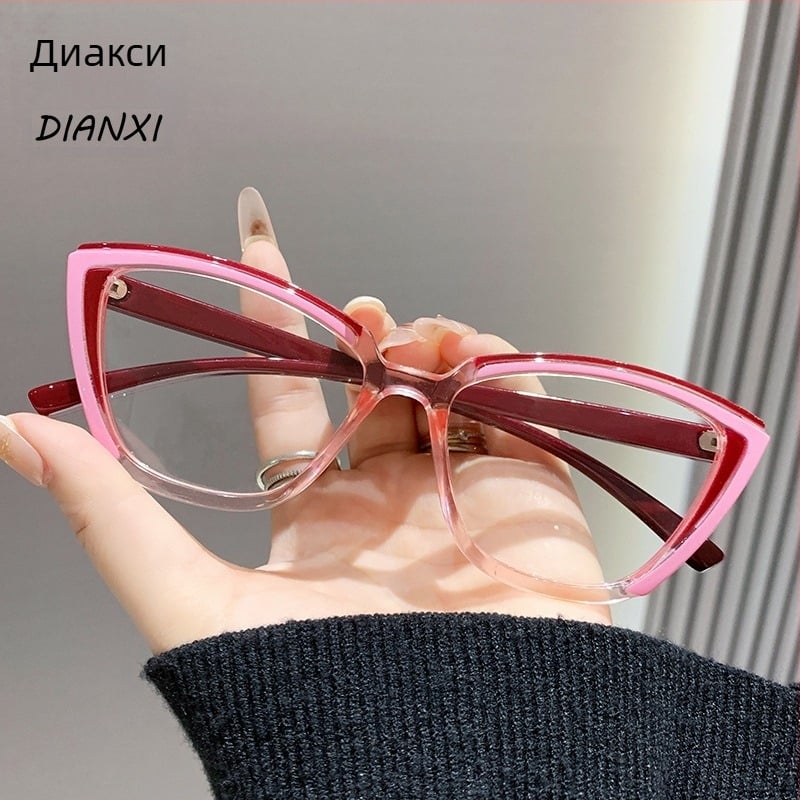 Очила за четене, защита от синя светлина, пълна рамка, рамка PC/TR90, стил полигонален