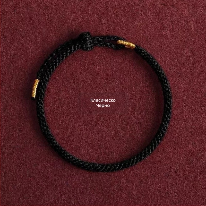 Браслет от ръчно плетено въже, етно стил, унисекс, пролет 2025