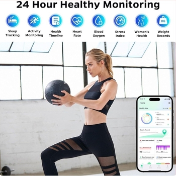 Смарт пръстен за здравето с кислород в кръвта, сърдечна честота, кръвно налягане, мониторинг на съня и педометър