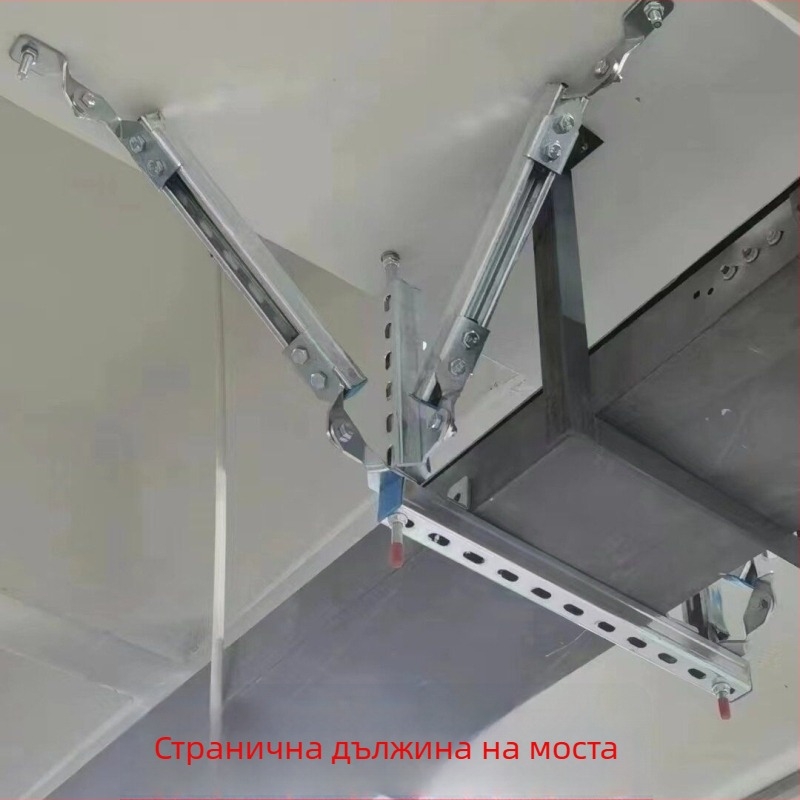 Антиземетръсна скоба за кабелен лоток и шинна секция — пълен комплект монтажни принадлежности за тръбопроводи (Gb/t 9074.11-1988)