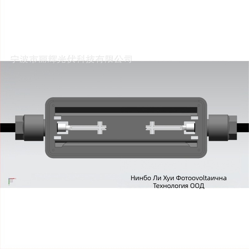 Фотоволтаична кутия за свързване – висок ток, лентовидна форма, водоустойчива, с уплътнителен пръстен, гъвкава; за нова енергия фотоволтаика