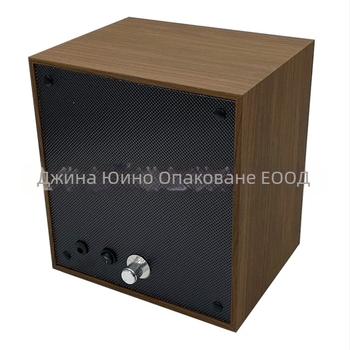 Автоматичен въртящ се държач за часовници за 3 часовника с моторизирано задвижване, вградена литиева батерия, 3 позиции на работа, спиране при отваряне на капака, сензор за околна светлина