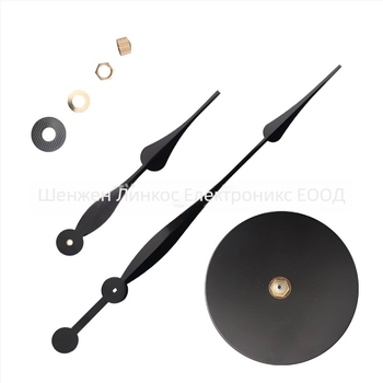 DIY кварцов часовников механизъм – комплект с висок въртящ момент и дълги метални стрелки