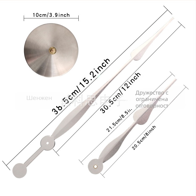 DIY кварцов часовников механизъм – комплект с висок въртящ момент и дълги метални стрелки