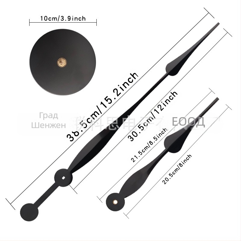 DIY кварцов часовников механизъм – комплект с висок въртящ момент и дълги метални стрелки