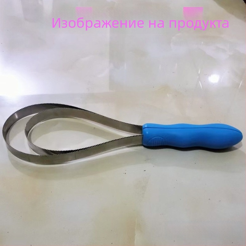 Инструмент за обезкосмяване на кучета от неръждаема стомана за премахване на козина и подстригване на дълга козина, лицензирана марка Yiming jingren
