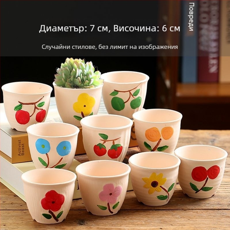 Керамична саксия за сукуленти със поднос, висящ тип, прост и модерен стил (Тип: Контейнер за контрол на корените; Материал: Керамика; Форма на използване: Висящ съд; Стил: Прост и модерен)