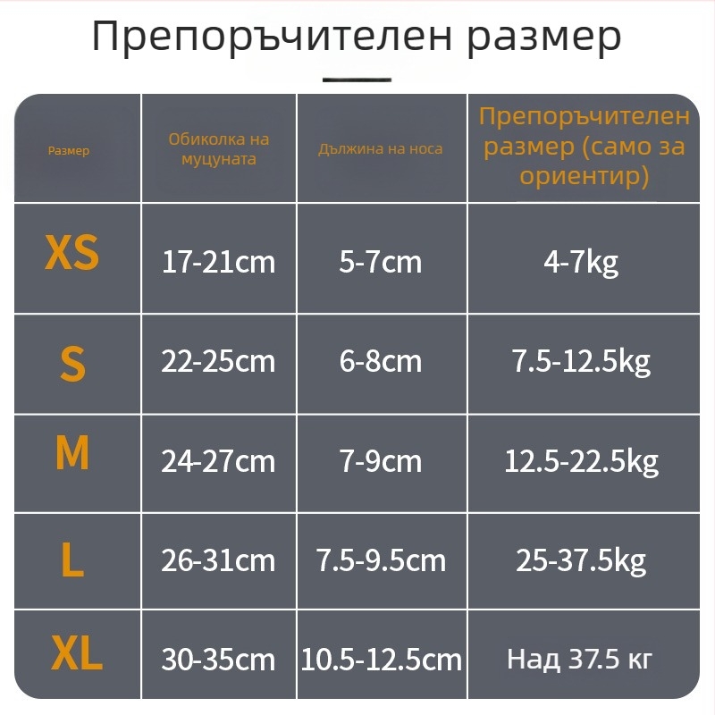 Кучешки музул с дишаща мрежа от нейлон, защита от ухапване, маска против дъвчене (дишаща мрежа, нейлон, защита от ухапване, против дъвчене)