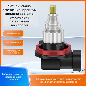 LED фар за мъгла, модел PSX26W/H11/9005/H7, корпус от медно-авиационен алуминий, 20W, 12V