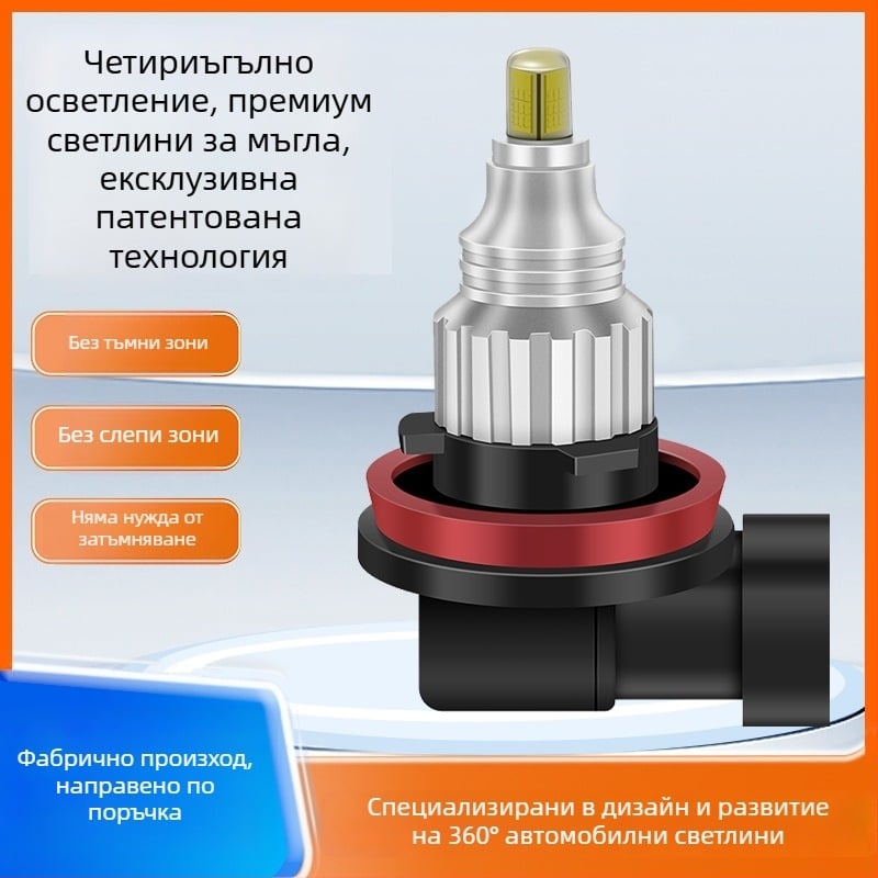 LED фар за мъгла, модел PSX26W/H11/9005/H7, корпус от медно-авиационен алуминий, 20W, 12V