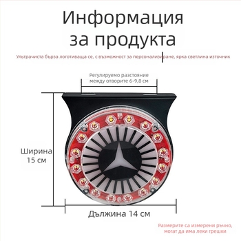 Задна мъгла светлина за камион, ABS корпус, марка Yi Hui, модел Get Rich Flash Fog Lights