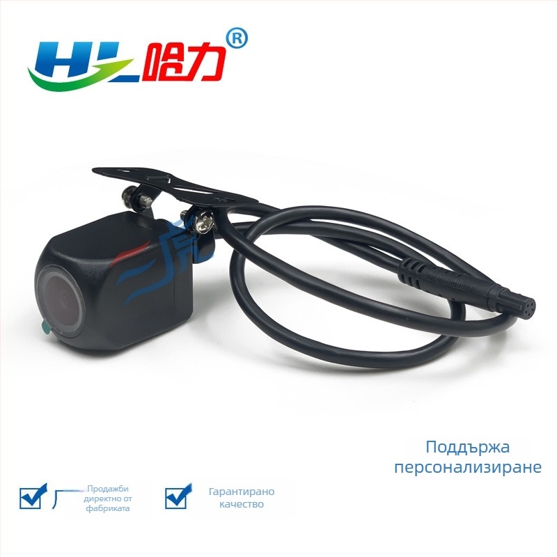 Задна автомобилна камера с 5-пинов конектор, AHD видеосигнал, 720P резолюция, 170° зрителен ъгъл, 12V захранване