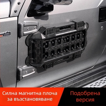 Усилена магнитна спасителна дъска за автомобили – стабилна на високи скорости, не се откъсва, щади боята, за офроуд монтаж