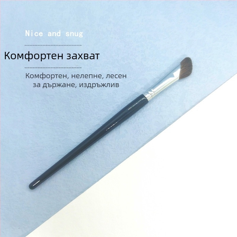 Контурна четка за носа, конски косъм, дървена дръжка, дължина на косъма 1 см, обща дължина 15 см, 1 бр