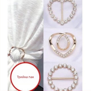 Аксесоар за тениска: възел на подгъва и фиксация на талията, метална сплав, прост стил, Пролет 2025